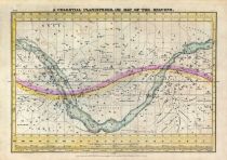 Map of the Heavens, Atlas Designed to Illustrate the Geography of the Heavens 1835